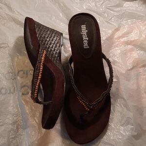 Unlisted Wedged Slipon Sandals 👡